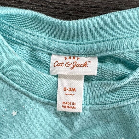 Cat and Jack Baby Boy Outfit Size 0-3 Months Like New, Baby Cat & Jack Bundle - Picture 9 of 9